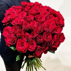 51 красная роза (50 см)